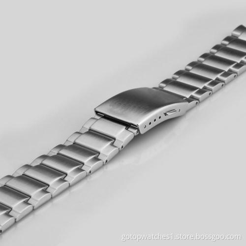 FEATURES OF WS018 FINE STAINLESS-STEEL WATCH BRACELET